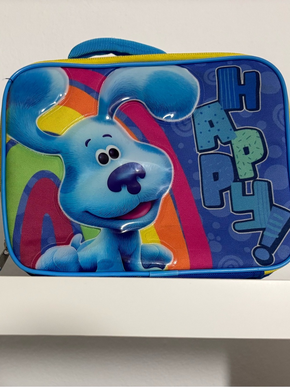 Nickelodeon Blue 'Happy' Kids Lunch Bag with Character Art